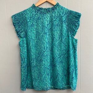 NWT Perwinkle Top Blouse XL New With Tags